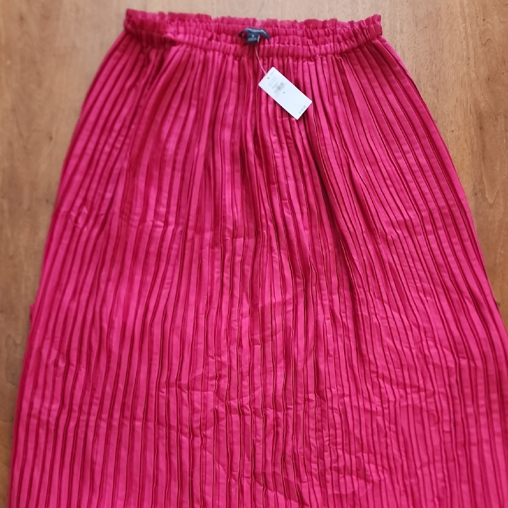 Banana Republic Vibrant Pink A-Line Skirt